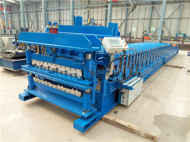 雙層琉璃瓦壓型設(shè)