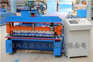 全自動(dòng)液壓導(dǎo)柱840型壓瓦機(jī)